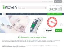 Tablet Screenshot of iproven.com